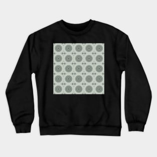 Orchid Mezzotint Intaglio Kaleidoscope pattern 6 Crewneck Sweatshirt